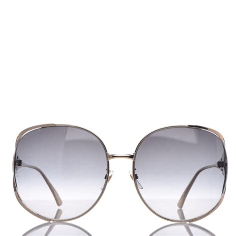 gucci circle sunglasses|gucci oversized round sunglasses.